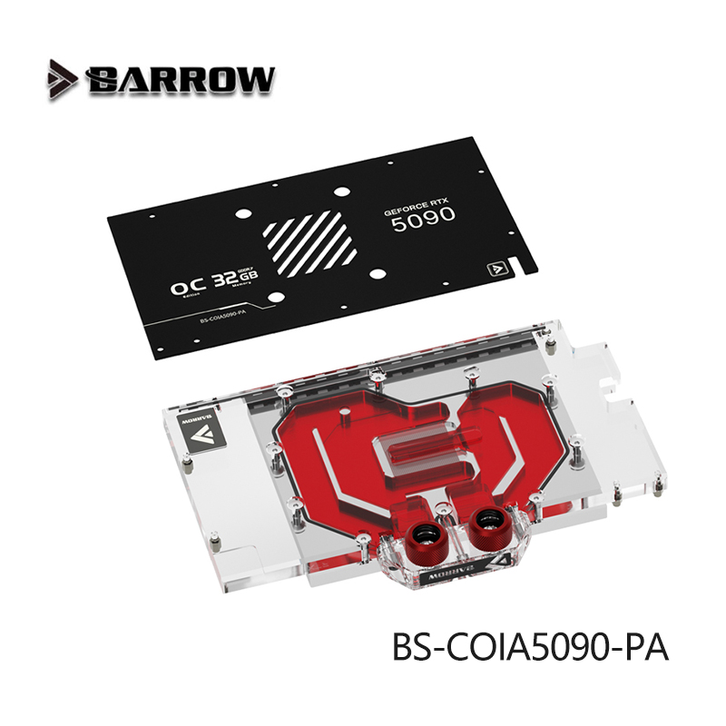 Rtx 5090 32Gb - Barrow BS-COIA5090-PA, blok pendingin GPU, digunakan